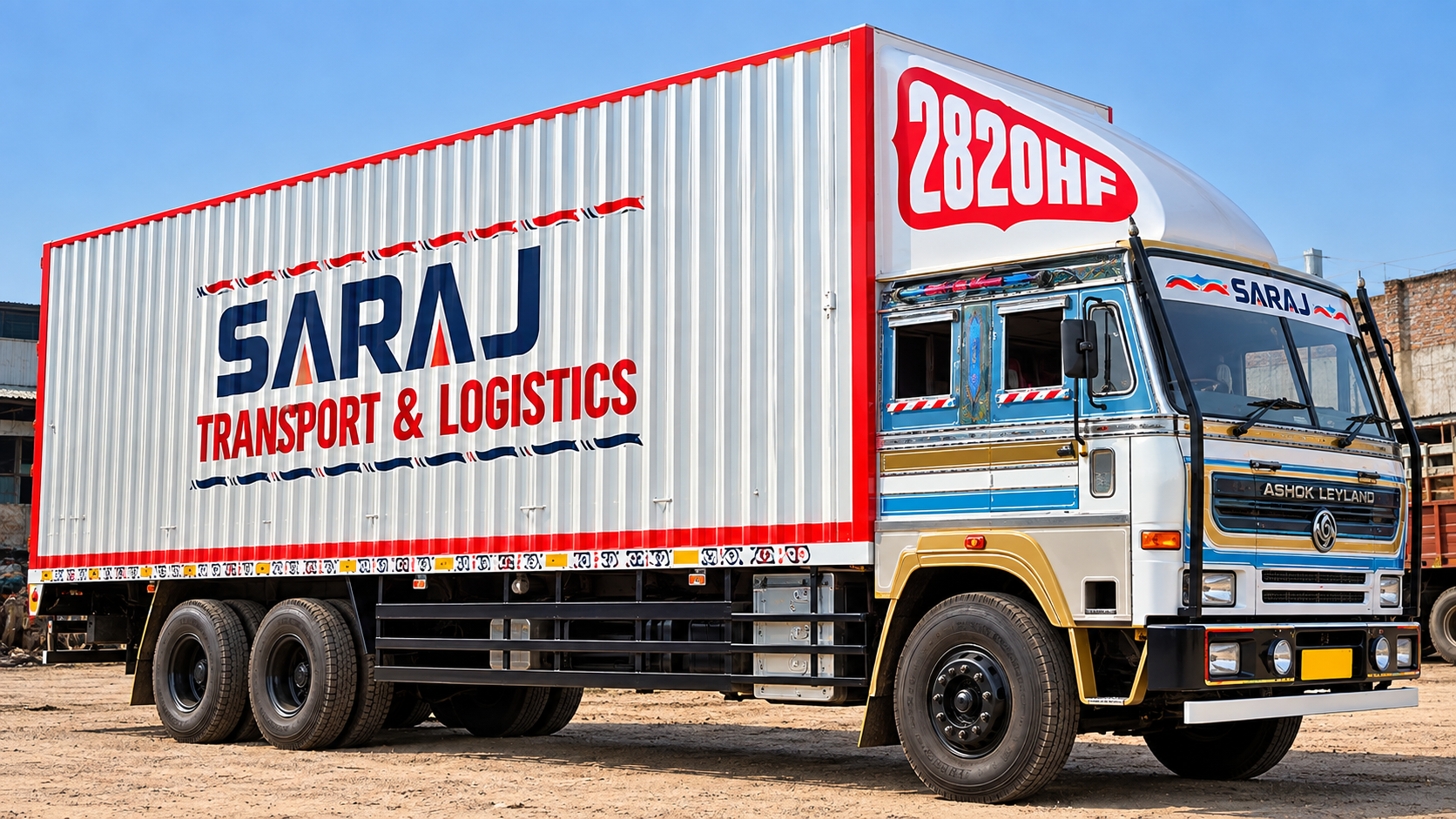 SARAJ 32 feet container truck