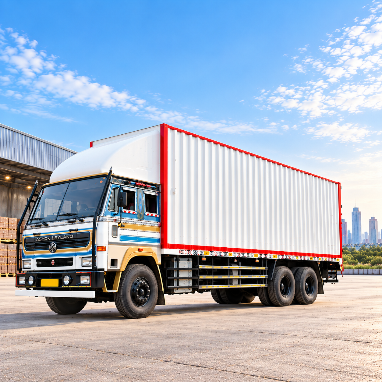 SARAJ Transport & Logistics container truck for Pan India transportation