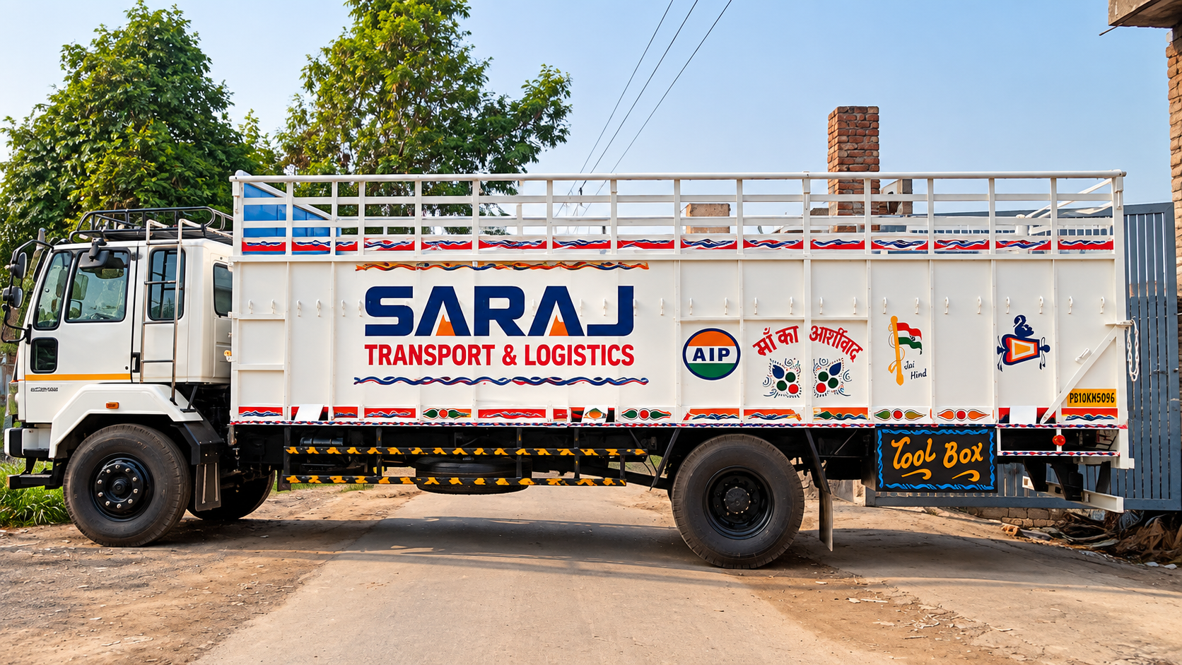 SARAJ 24 feet open body truck